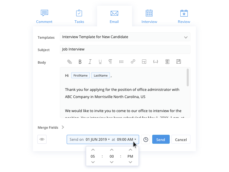 Seamless candidate and client interactions Seamless candidate and client interactions