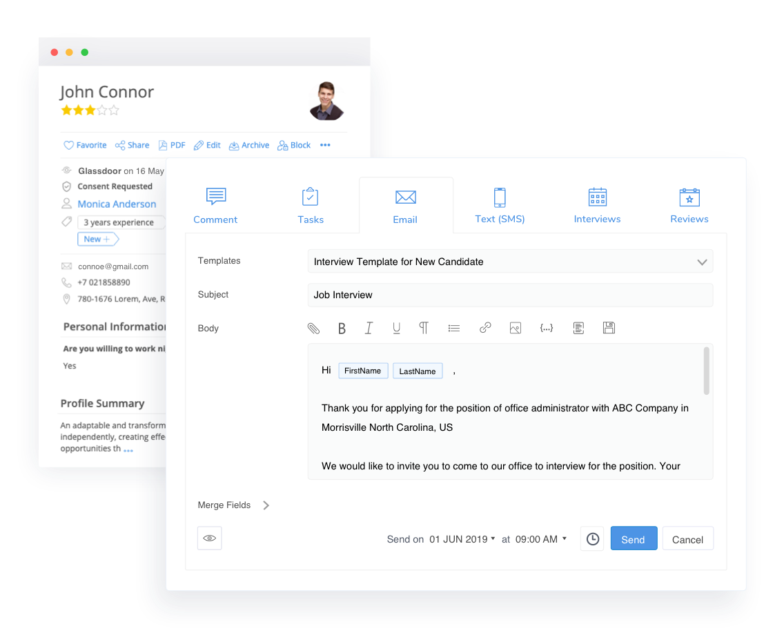 Offer enhanced candidate experience Offer enhanced candidate experience